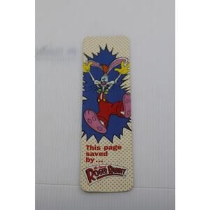 Vintage 1987 Roger Rabbit Bookmark – Disney / Amblin – One Stop Posters #1